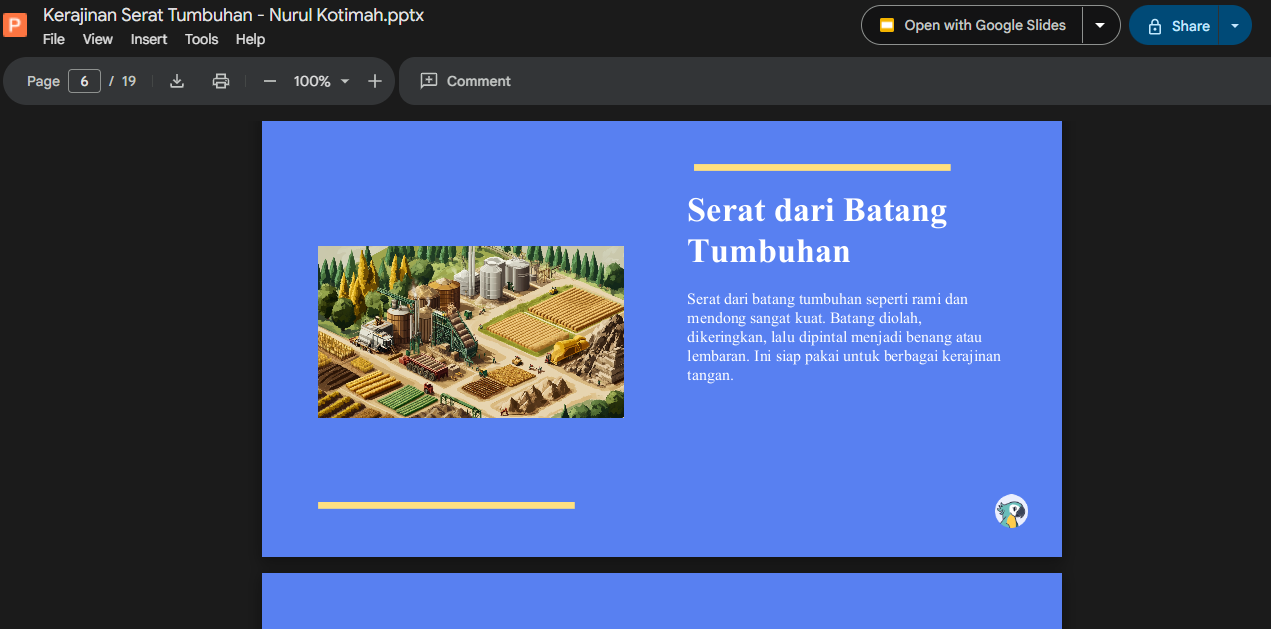 Produk Media Pembelajaran Menggunakan Teachy app